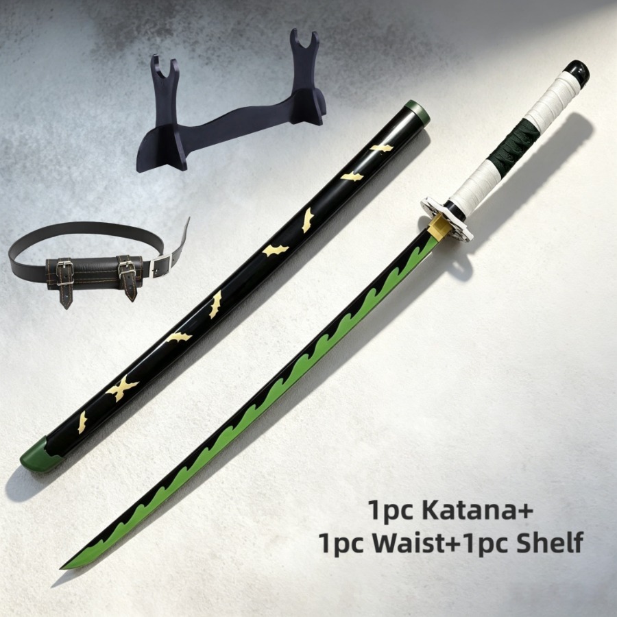 40인치 데몬 슬레이어 시나즈가와 사네미 카타나 스탠드 - Cosplay Prop Dagger 리뷰 및 가격