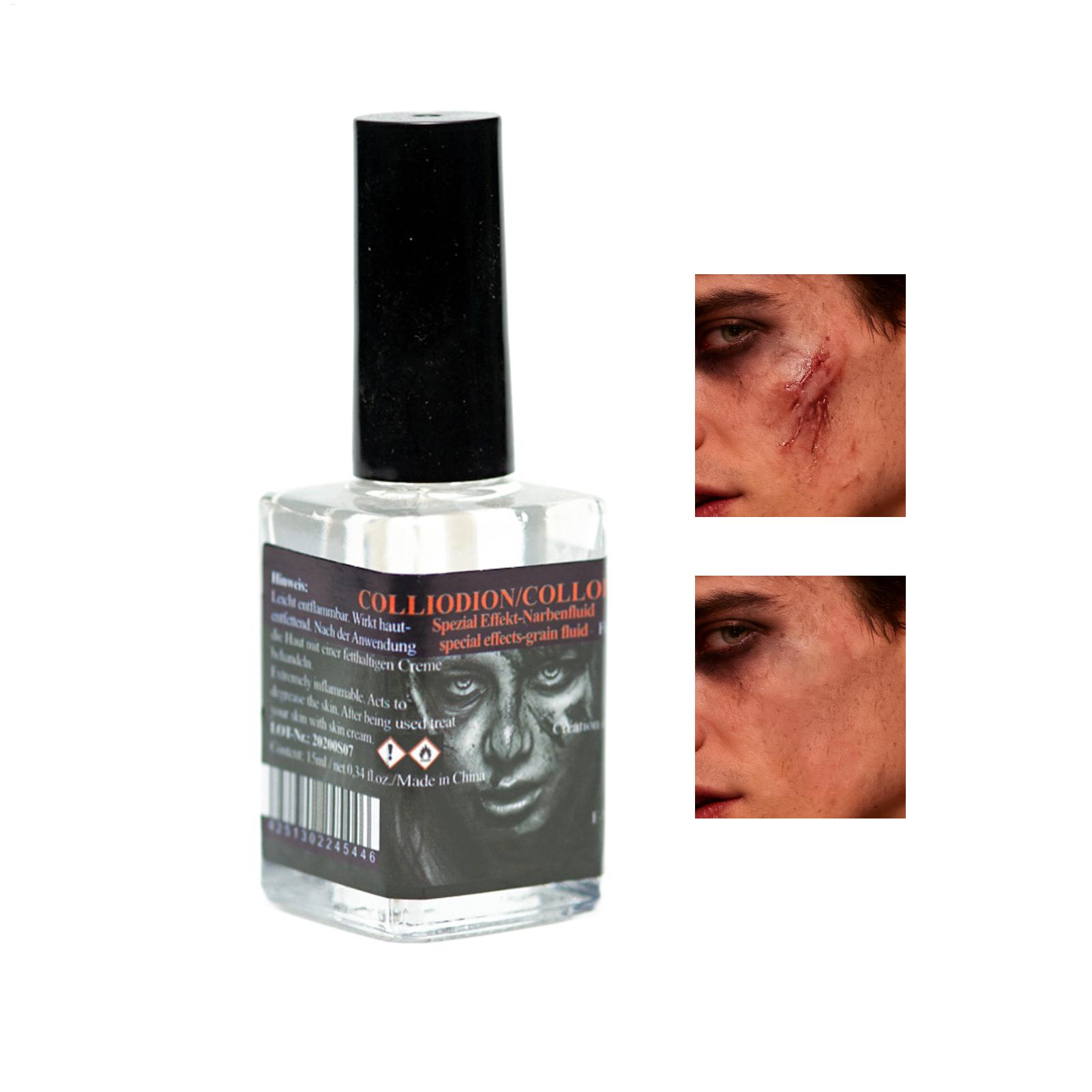 15ml 용량의 흉터 액체 페인트. 붓을 사용하여 얼굴 - Cosplay Prop Paint 리뷰 및 가격